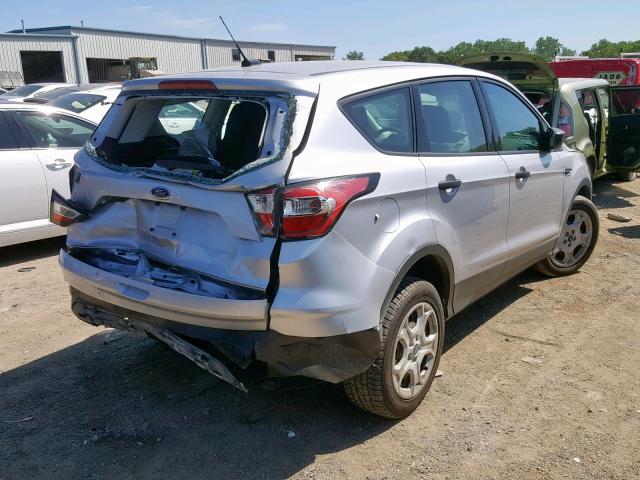 1FMCU0F73HUB60542 - 2017 FORD ESCAPE S SILVER photo 4