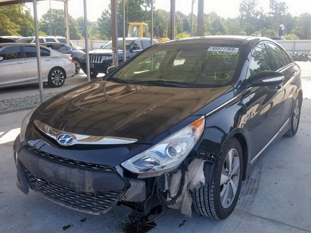 KMHEC4A48CA060642 - 2012 HYUNDAI SONATA HYB BLACK photo 2