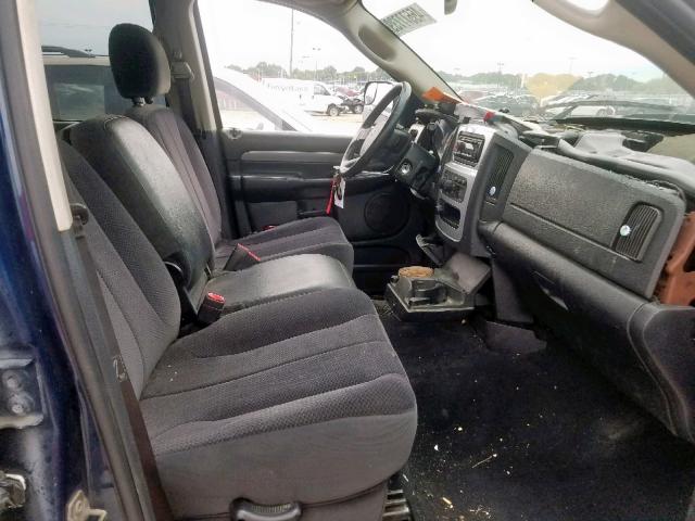 3D7KU28D74G106520 - 2004 DODGE RAM 2500 S ლურჯი ფოტო 5