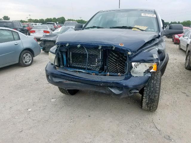 3D7KU28D74G106520 - 2004 DODGE RAM 2500 S ლურჯი ფოტო 9