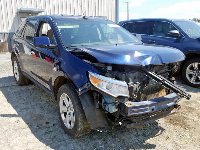 2FMDK4JC1BBA41665 - 2011 FORD EDGE SEL BLUE photo 1