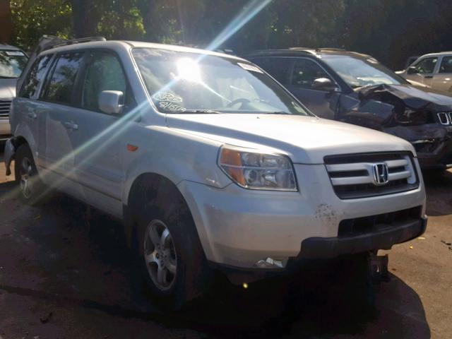 5FNYF18388B023156 - 2008 HONDA PILOT SE GRAY photo 1