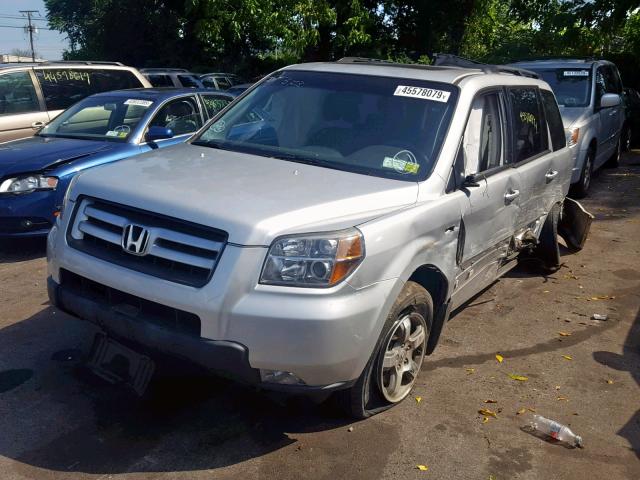 5FNYF18388B023156 - 2008 HONDA PILOT SE GRAY photo 2