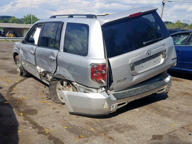 5FNYF18388B023156 - 2008 HONDA PILOT SE GRAY photo 3