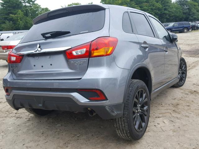 JA4AR3AU8JU003486 - 2018 MITSUBISHI OUTLANDER GRAY photo 4