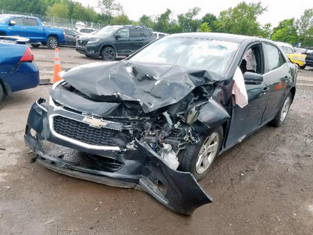 1G11C5SL7EF238425 - 2014 CHEVROLET MALIBU 1LT BLACK photo 2