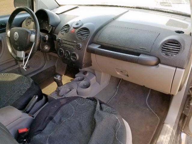 3VWCK31C64M418614 - 2004 VOLKSWAGEN NEW BEETLE ნაცრისფერი ფოტო 9