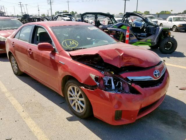 4T1BB3EK9BU133068 - 2011 TOYOTA CAMRY HYBR RED photo 1