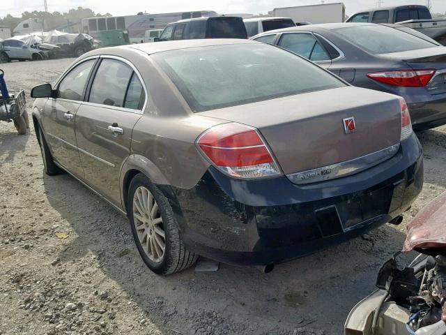 1G8ZV57767F166307 - 2007 SATURN AURA XR BROWN photo 3