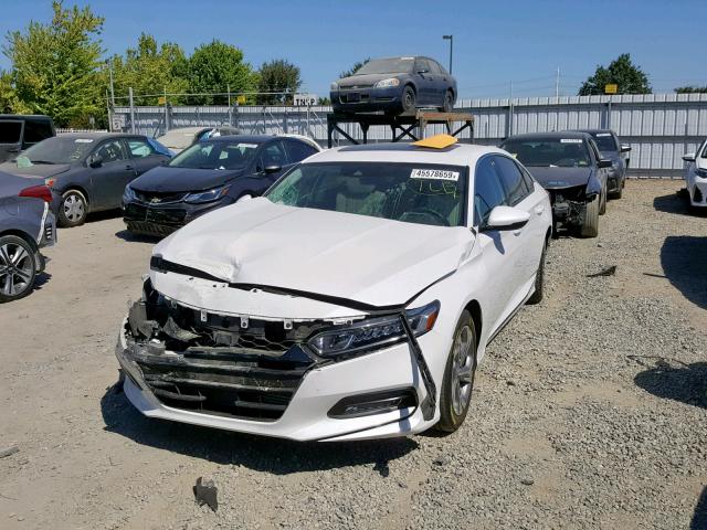 1HGCV2F57JA011264 - 2018 HONDA ACCORD EXL WHITE photo 9