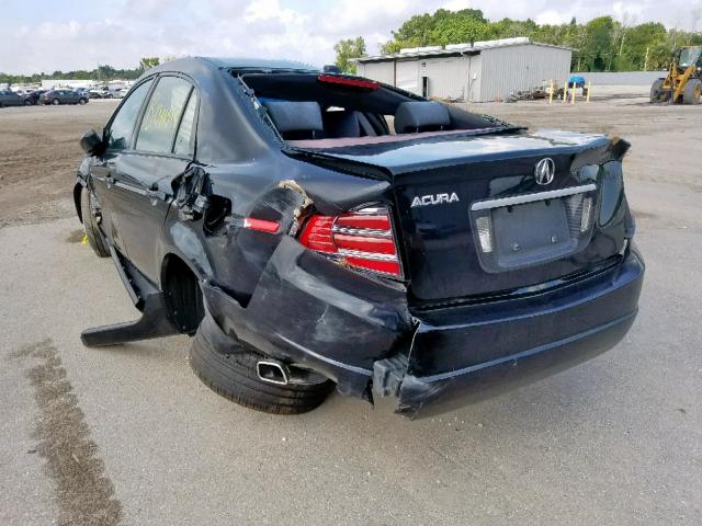 19UUA66296A043007 - 2006 ACURA 3.2TL BLACK photo 3