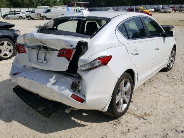 19VDE1F35FE006573 - 2015 ACURA ILX 20 WHITE photo 4