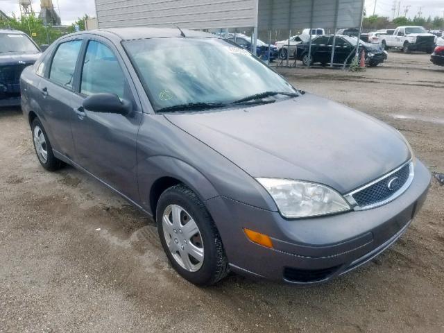 1FAFP34N07W160485 - 2007 FORD FOCUS ZX4 GRAY photo 1