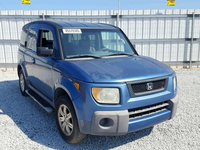 5J6YH18776L002929 - 2006 HONDA ELEMENT EX BLUE photo 1