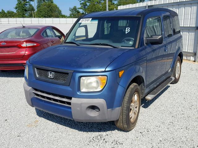 5J6YH18776L002929 - 2006 HONDA ELEMENT EX BLUE photo 2