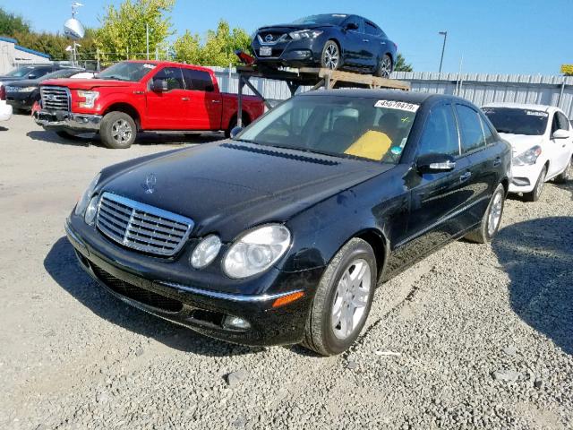 WDBUF56J66A810859 - 2006 MERCEDES-BENZ E 350 BLACK photo 2