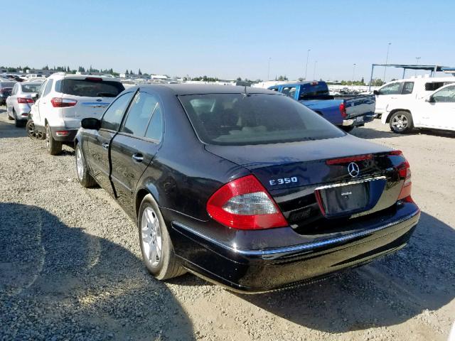 WDBUF56J66A810859 - 2006 MERCEDES-BENZ E 350 BLACK photo 3