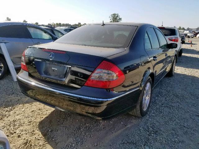 WDBUF56J66A810859 - 2006 MERCEDES-BENZ E 350 BLACK photo 4