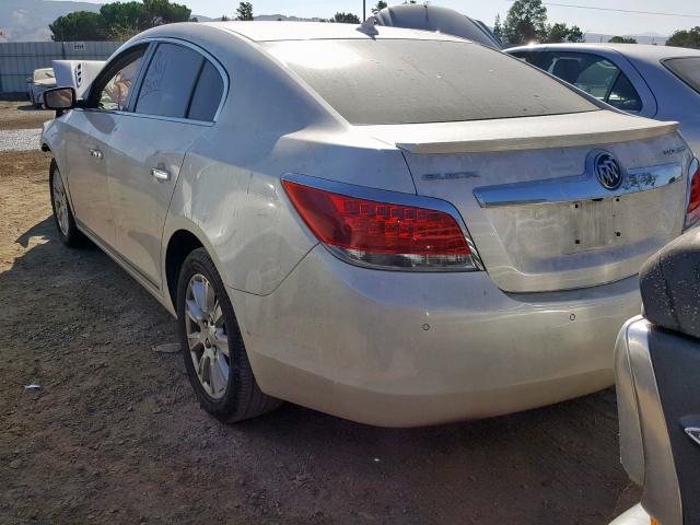 1G4GC5ER3DF158227 - 2013 BUICK LACROSSE WHITE photo 3