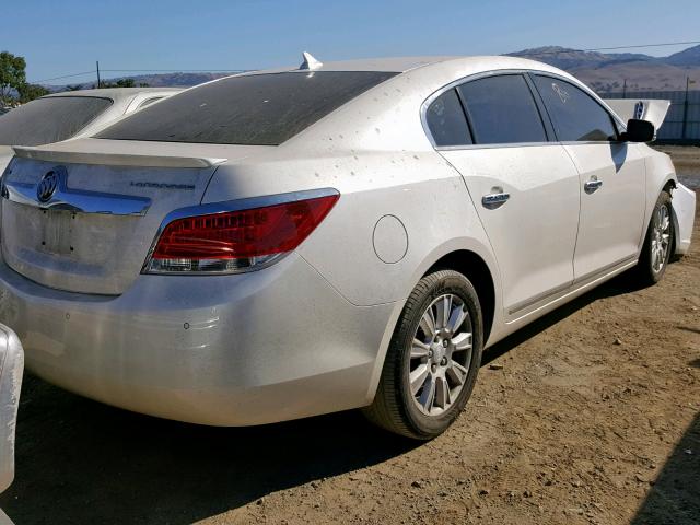 1G4GC5ER3DF158227 - 2013 BUICK LACROSSE WHITE photo 4