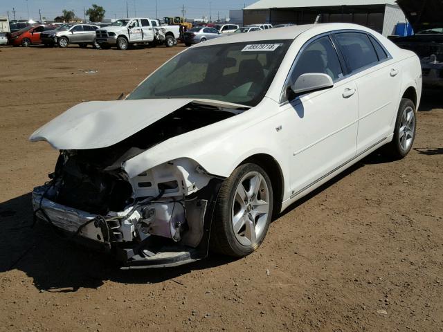 1G1ZH57B98F259902 - 2008 CHEVROLET MALIBU 1LT თეთრი ფოტო 2