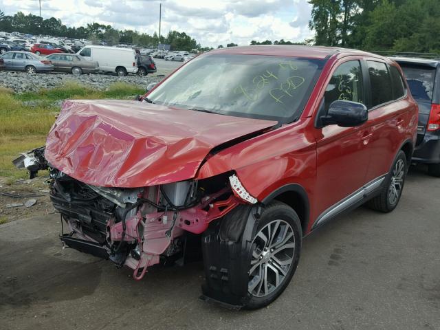 JA4AD2A30JZ049557 - 2018 MITSUBISHI OUTLANDER MAROON photo 2