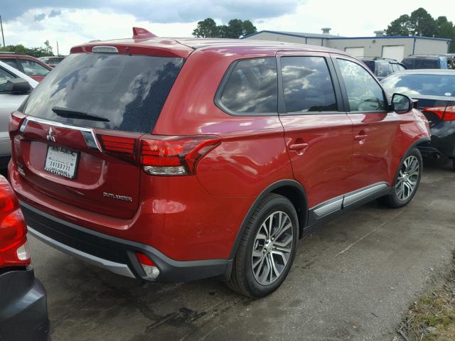 JA4AD2A30JZ049557 - 2018 MITSUBISHI OUTLANDER MAROON photo 4