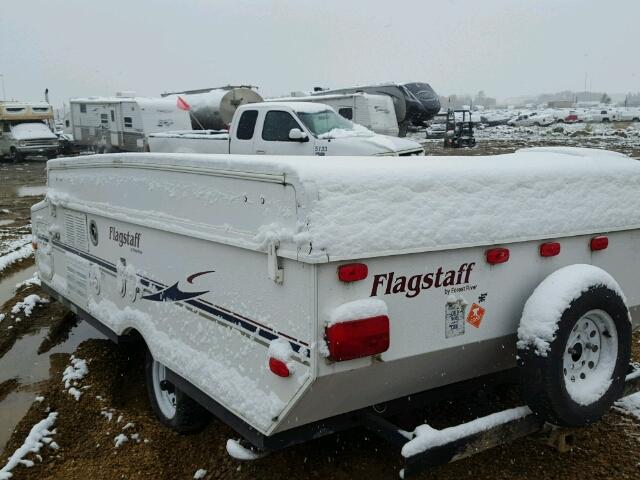 4X4CFS4177D156348 - 2007 FLAG TRAILER WHITE photo 3