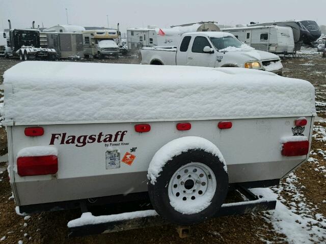 4X4CFS4177D156348 - 2007 FLAG TRAILER WHITE photo 9