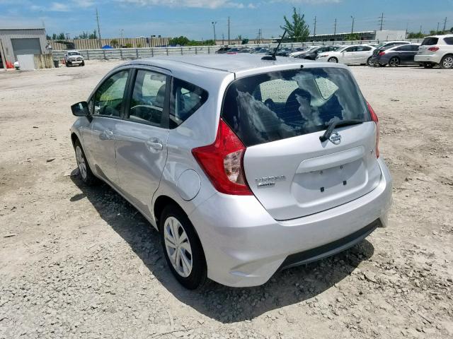 3N1CE2CP8HL374702 - 2017 NISSAN VERSA NOTE SILVER photo 3