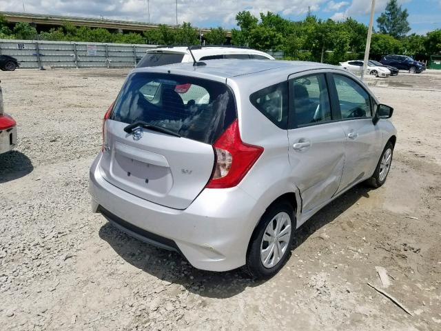 3N1CE2CP8HL374702 - 2017 NISSAN VERSA NOTE SILVER photo 4