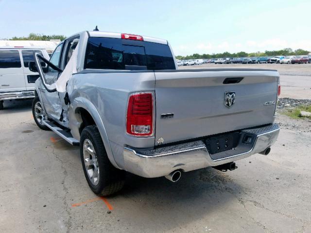 1C6RR7NM2JS309354 - 2018 RAM 1500 LARAM SILVER photo 3