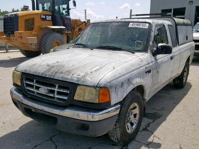 1FTYR14U72PA14046 - 2002 FORD RANGER SUP WHITE photo 2