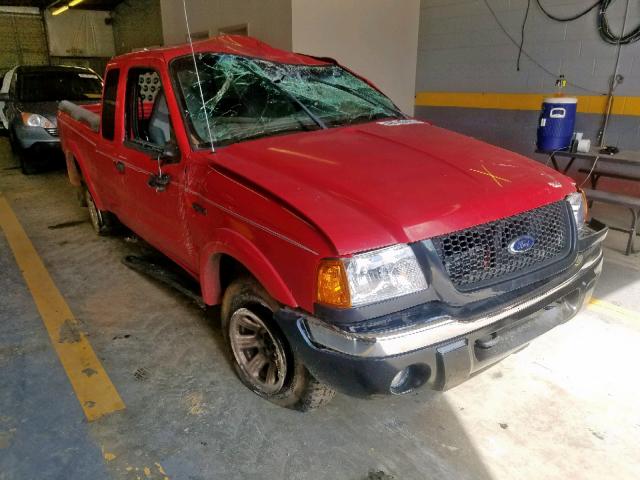 1FTZR15U71PA15795 - 2001 FORD RANGER SUP RED photo 1