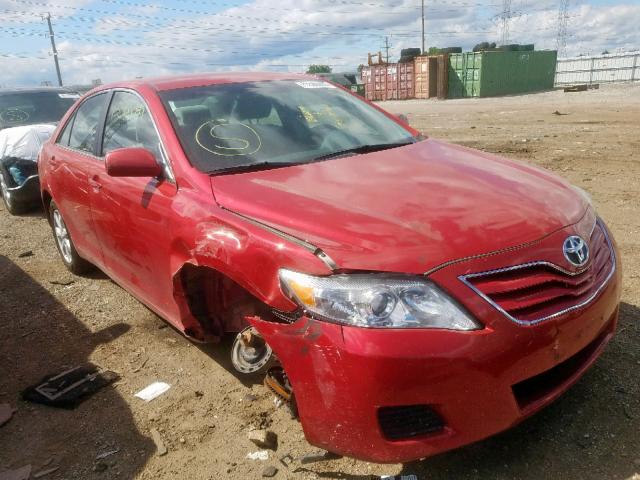 4T4BF3EK5BR105472 - 2011 TOYOTA CAMRY BASE RED photo 1