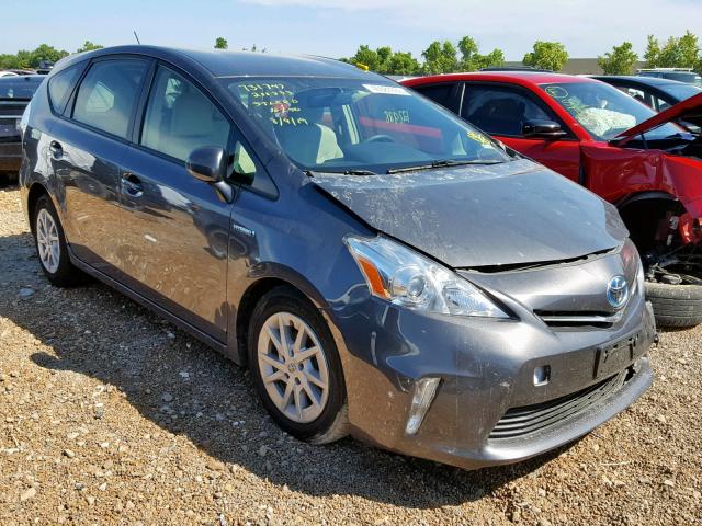 JTDZN3EU6D3188324 - 2013 TOYOTA PRIUS V GRAY photo 1