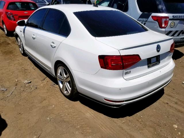 3VW4T7AJXHM219482 - 2017 VOLKSWAGEN JETTA GLI WHITE photo 3