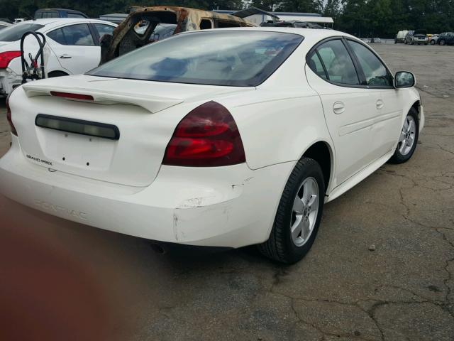 2G2WP552X61146405 - 2006 PONTIAC GRAND PRIX Ақ фото 4
