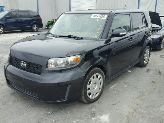 JTLKE50E991070658 - 2009 TOYOTA SCION XB BLACK photo 2