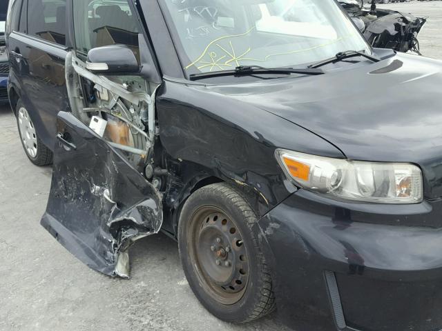 JTLKE50E991070658 - 2009 TOYOTA SCION XB BLACK photo 9