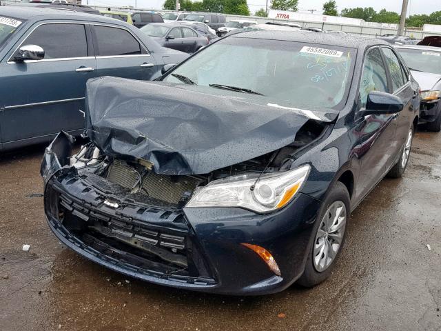 4T4BF1FK4FR470623 - 2015 TOYOTA CAMRY LE BLACK photo 2
