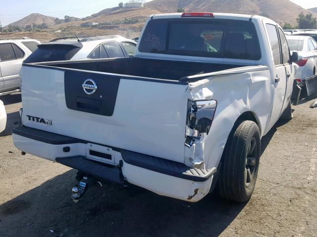 1N6AA0EK8CN303396 - 2012 NISSAN TITAN S WHITE photo 4