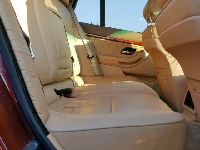 WBADS43461GD84635 - 2001 BMW 525 IT AUT MAROON photo 6