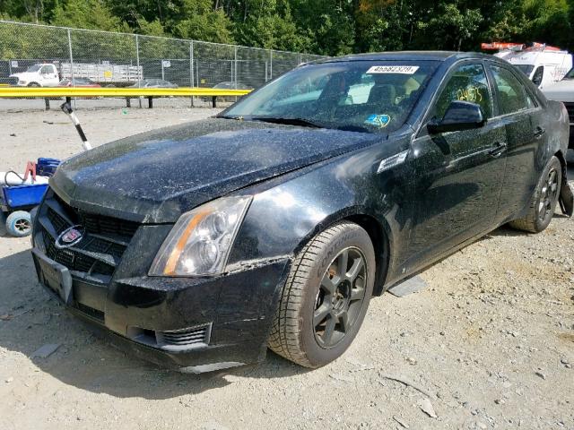 1G6DS57V280130208 - 2008 CADILLAC CTS HI FEA BLACK photo 2