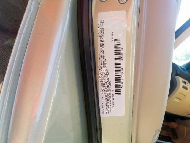 4S4BP86C664320893 - 2006 SUBARU LEGACY OUT TAN photo 10