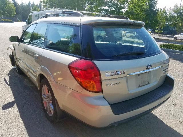 4S4BP86C664320893 - 2006 SUBARU LEGACY OUT TAN photo 3