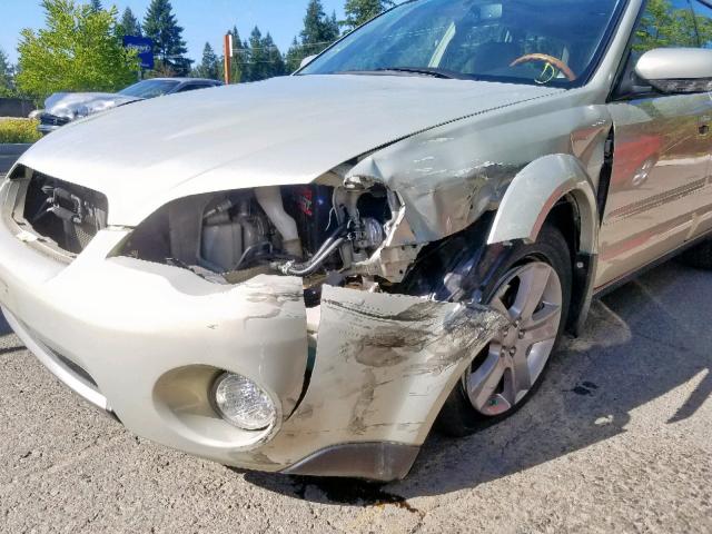 4S4BP86C664320893 - 2006 SUBARU LEGACY OUT TAN photo 9