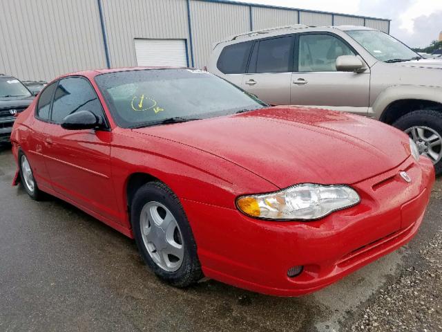 2G1WX12K649289688 - 2004 CHEVROLET MONTE CARL RED photo 1