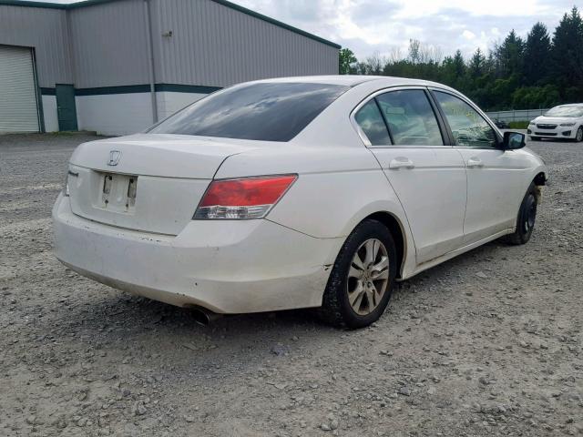 1HGCP2F48AA050026 - 2010 HONDA ACCORD LXP WHITE photo 4