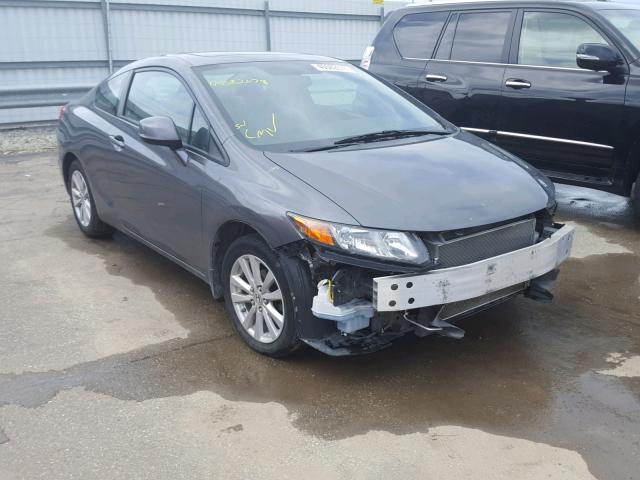 2HGFG3B17CH519030 - 2012 HONDA CIVIC EXL GRAY photo 1